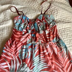 COPY - Floral Jungle Pattern Soft Fabric Jumpsuit Junior XL (15-17) or Ladies L